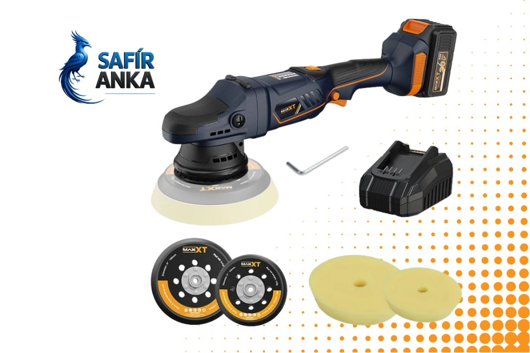 MaxXT Kablosuz Yörüngesel Polisaj Makinesi MDP20V15