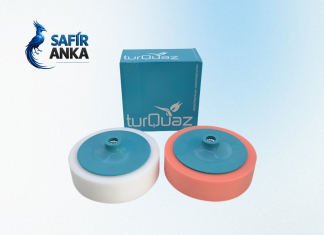 TURKUAZ APLİKATÖRLÜ POLİSAJ SÜNGERİ